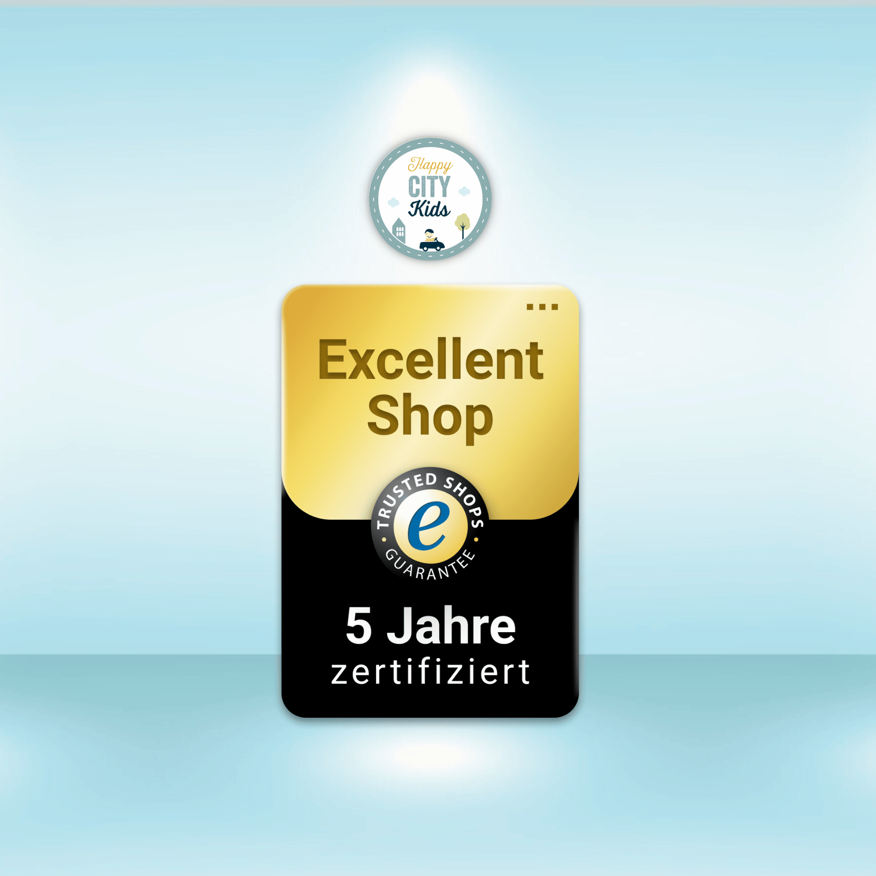 Excellent Shop by Trusted Shop Auszeichnung für HappyCITYKids Spielteppiche