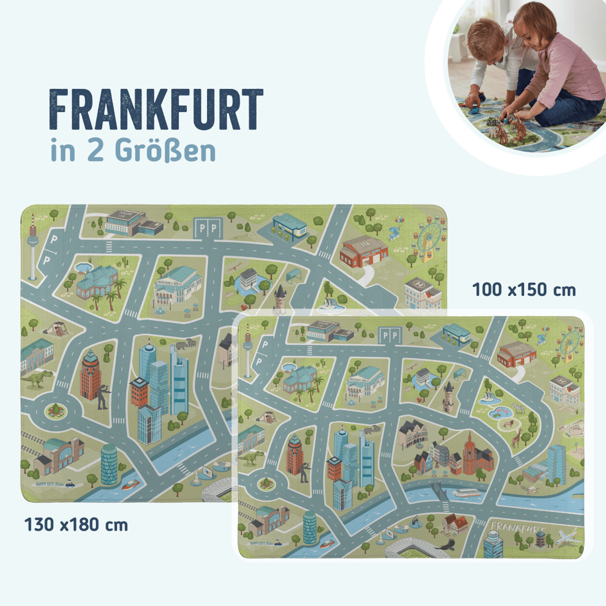 Spielteppich Frankfurt | HappyCITYKids
