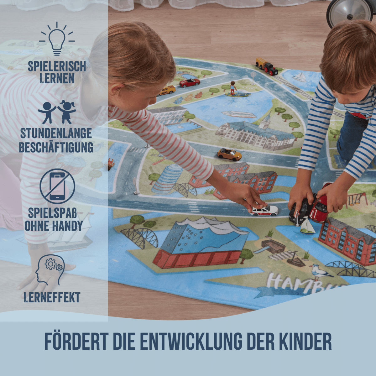 Spielteppich HAMBURG | HappyCITYKids