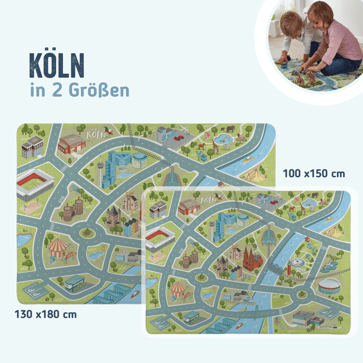 Spielteppich KÖLN | HappyCITYKids
