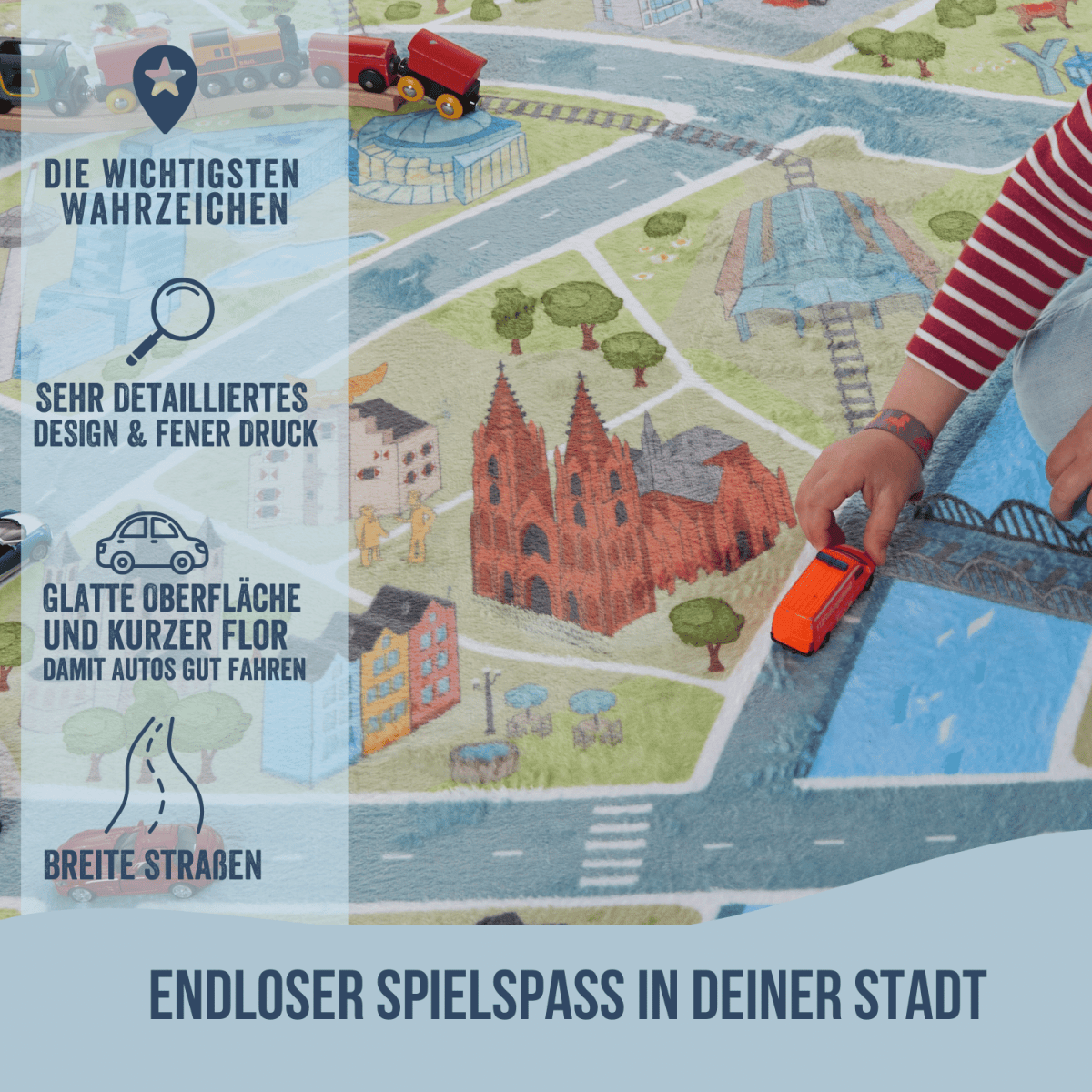 Spielteppich KÖLN | HappyCITYKids