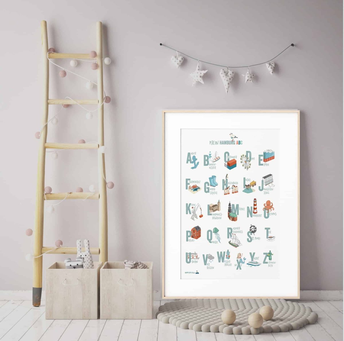 BERLIN - ABC - Poster & Postkarte | HappyCITYKids