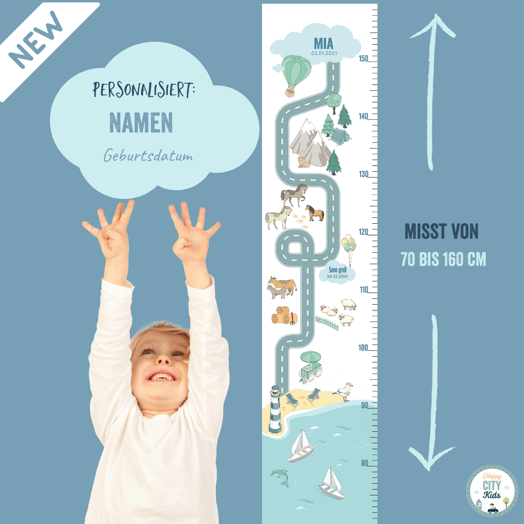 Messlatte Raus aufs LAND - mit Namen | HappyCITYKids