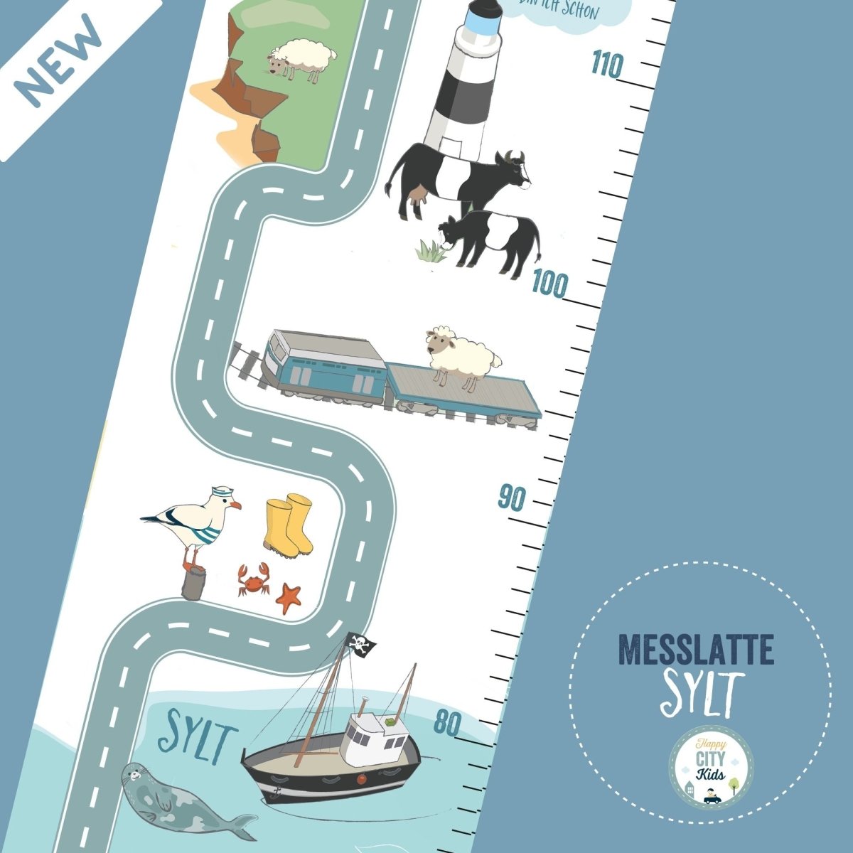 Messlatte SYLT - mit Namen | HappyCITYKids