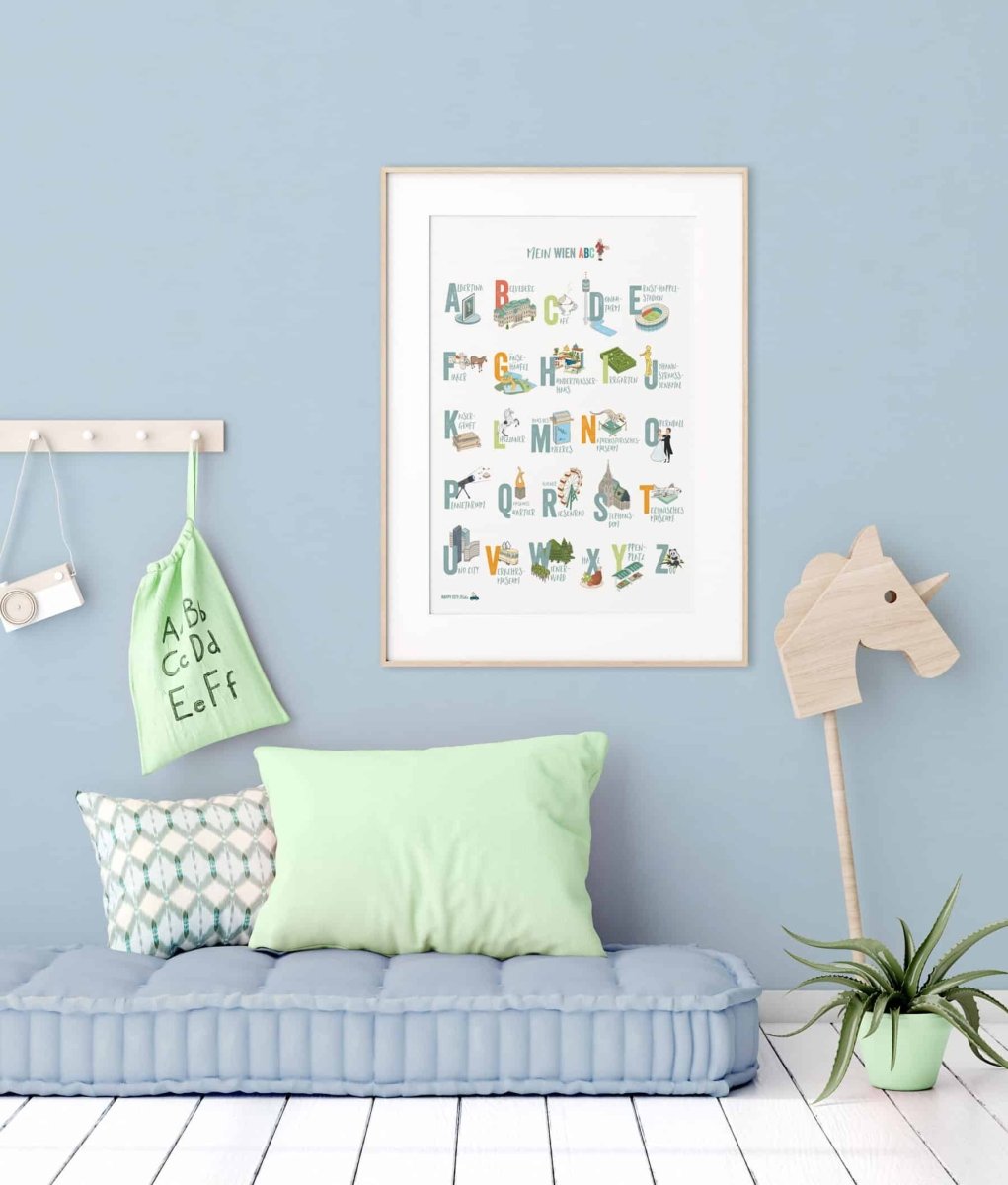 WIEN ABC - Poster & Postkarte | HappyCITYKids