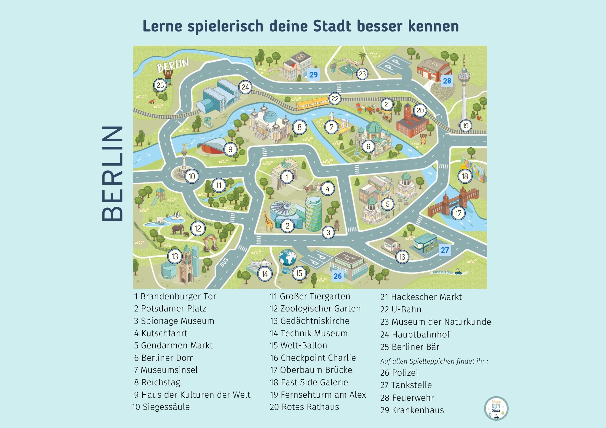 Spielteppich Berlin