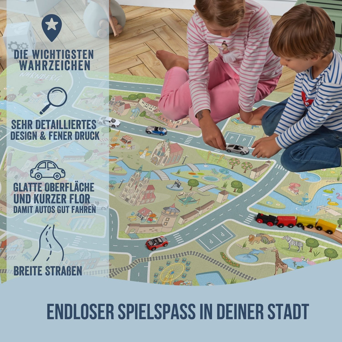 Spielteppich NÜRNBERG