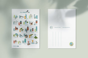 FRANKFURT ABC-Poster & Postkarte