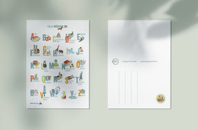 MÜNCHEN-ABC-Poster & Postkarte