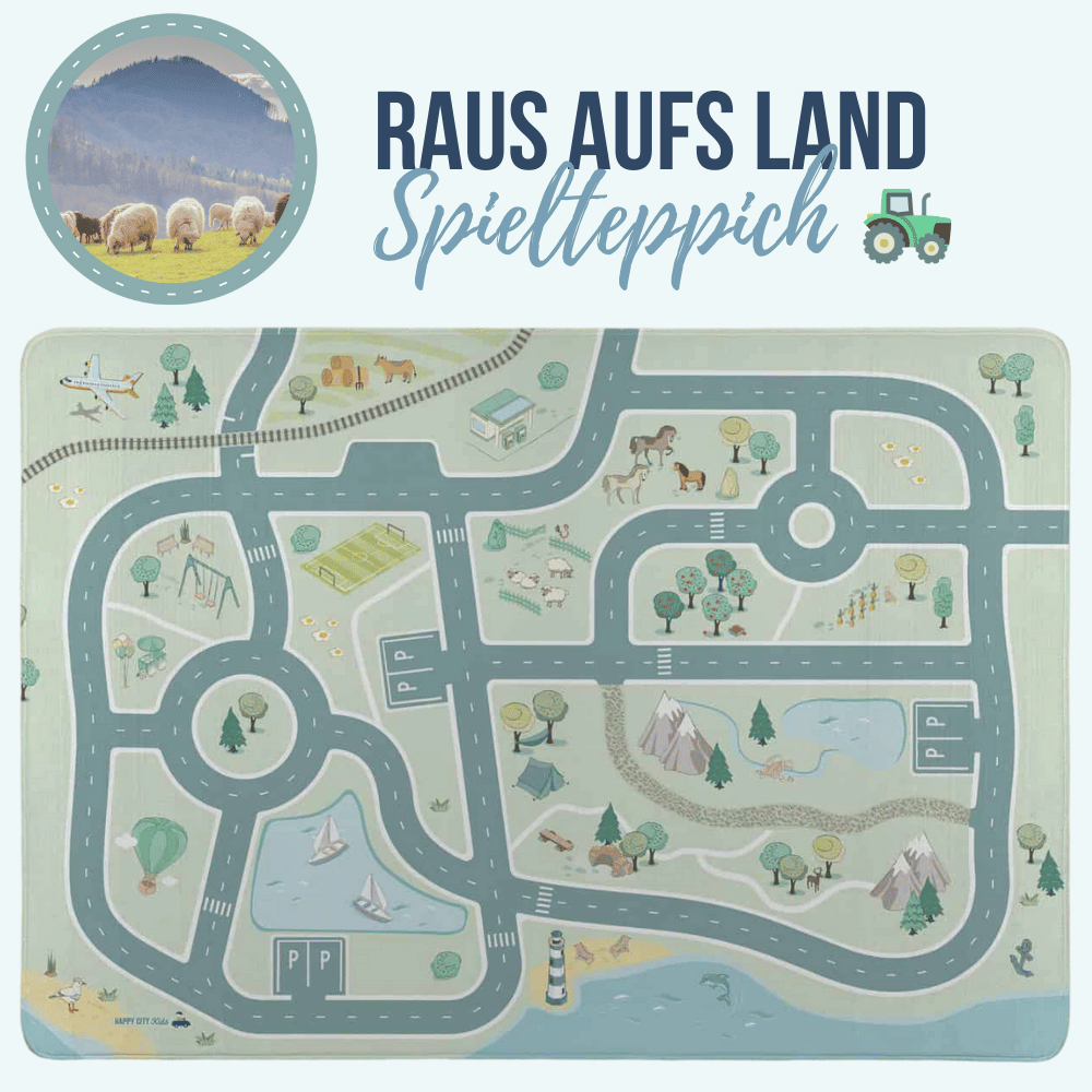 Spielteppich - Raus auf´s Land