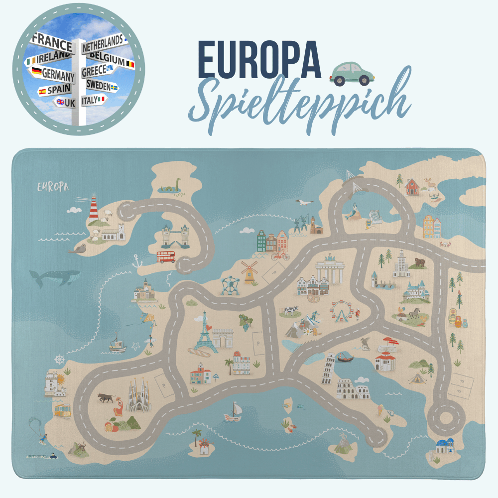 EUROPA Spielteppich | HappyCITYKids