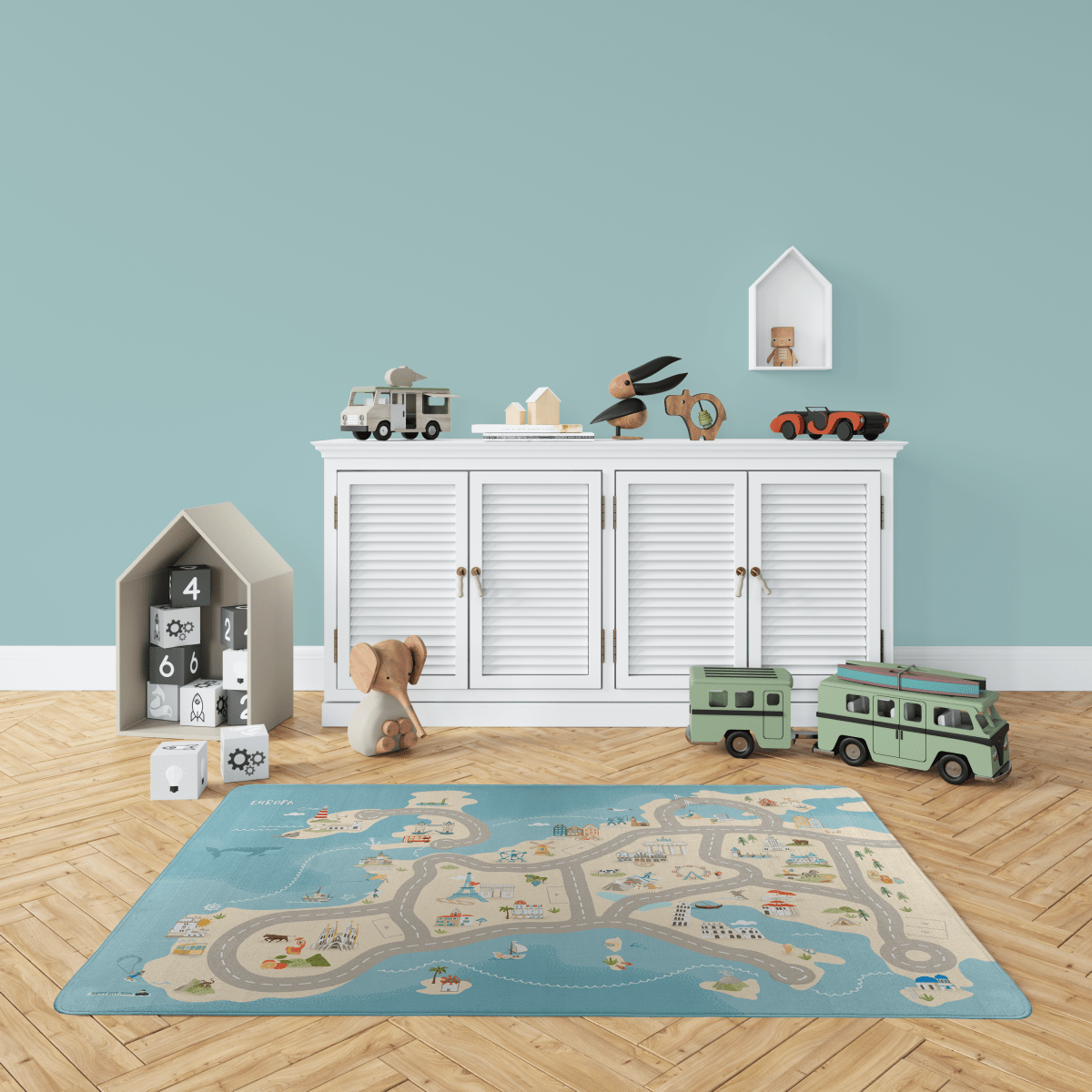 EUROPA Spielteppich | HappyCITYKids