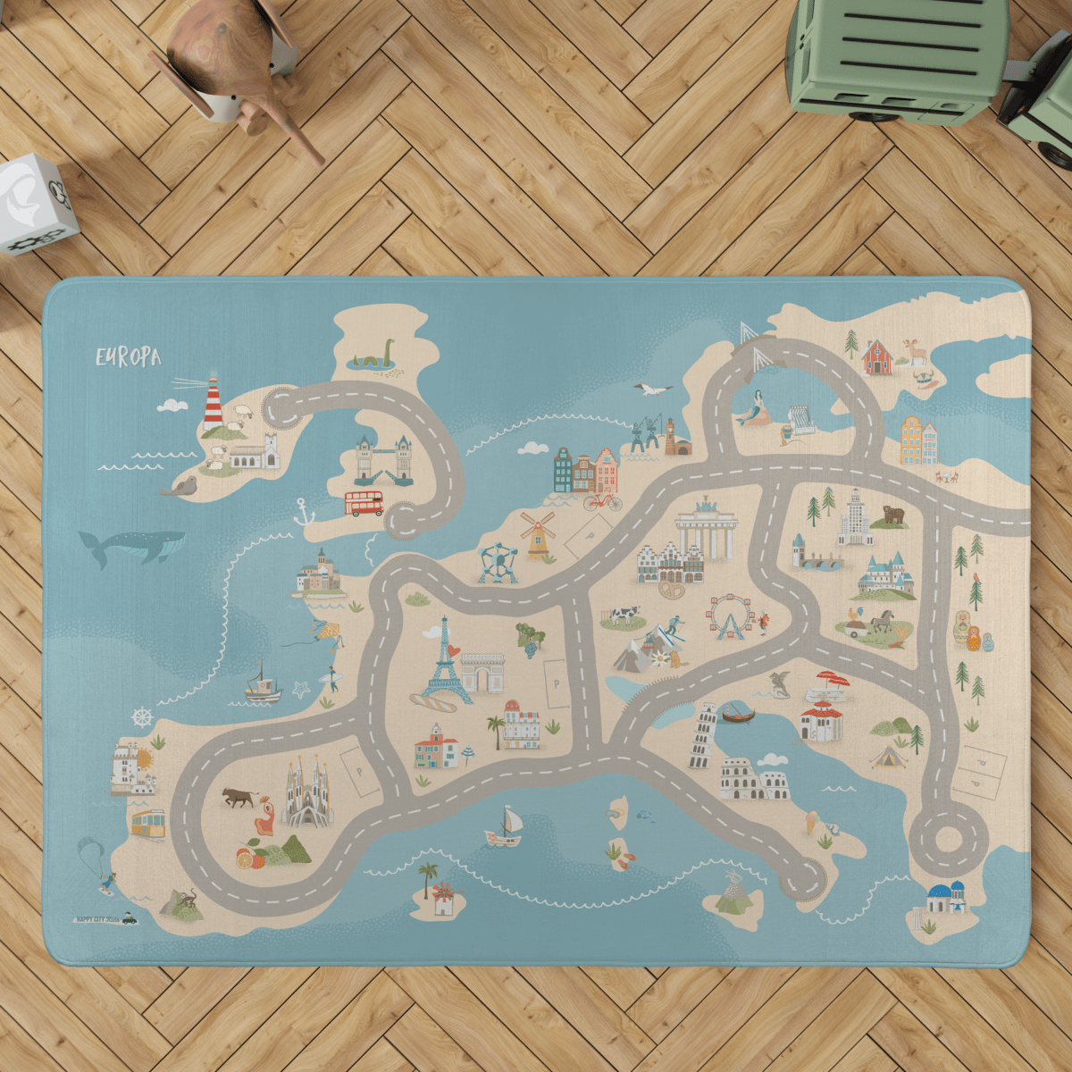 EUROPA Spielteppich | HappyCITYKids