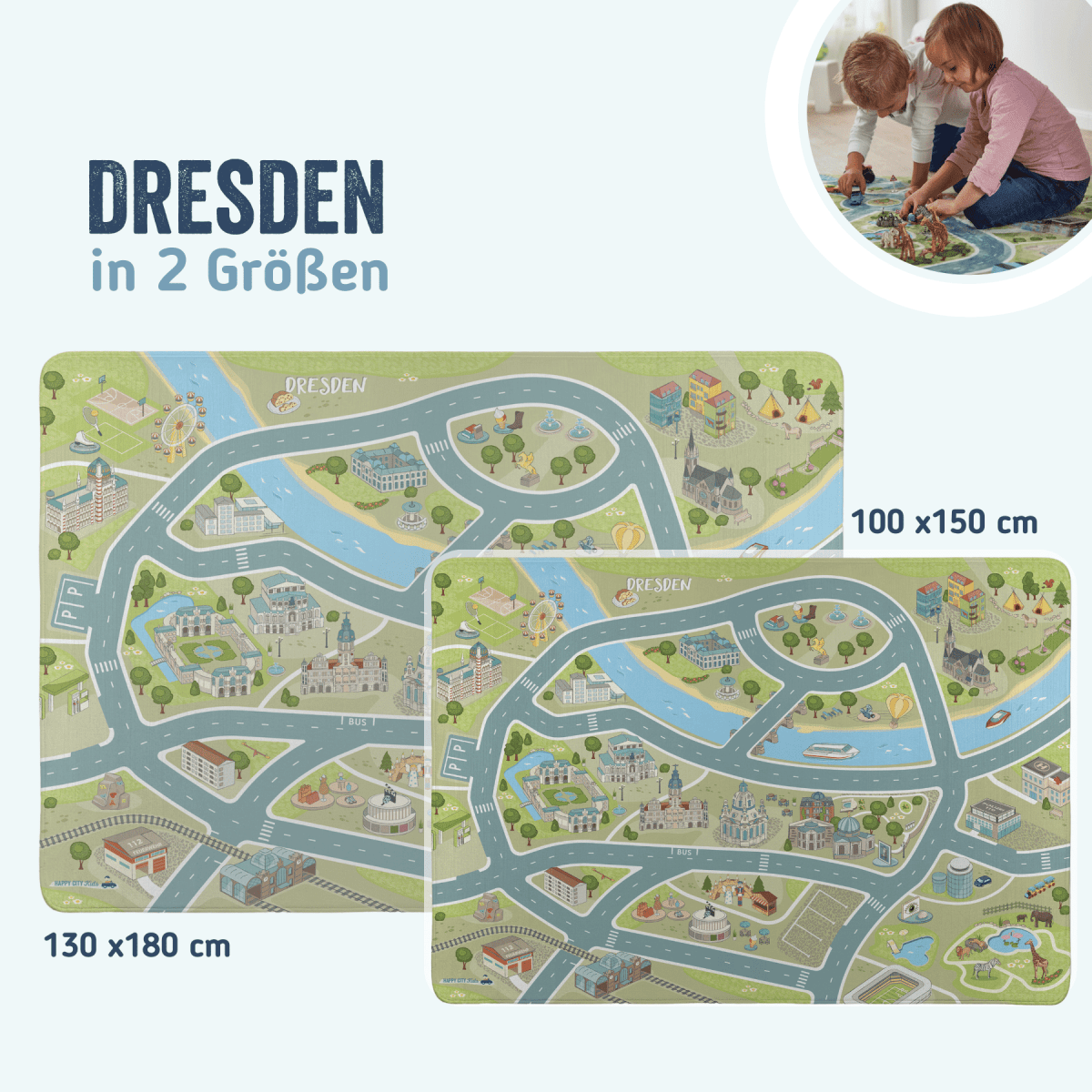 Spielteppich Dresden | HappyCITYKids