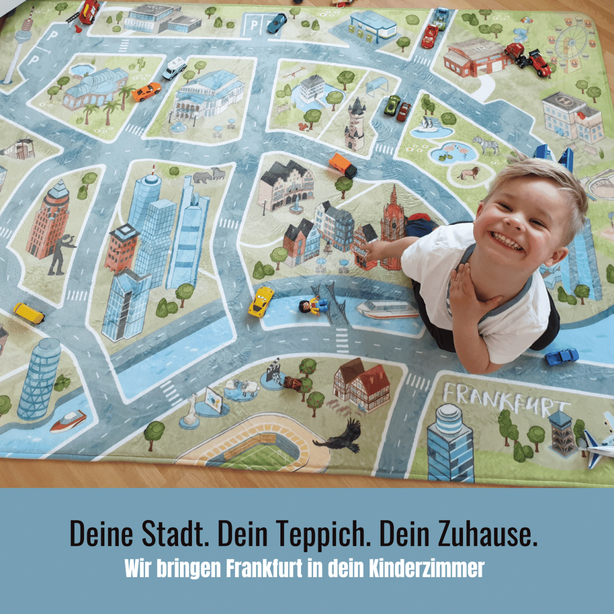 Spielteppich Frankfurt | HappyCITYKids