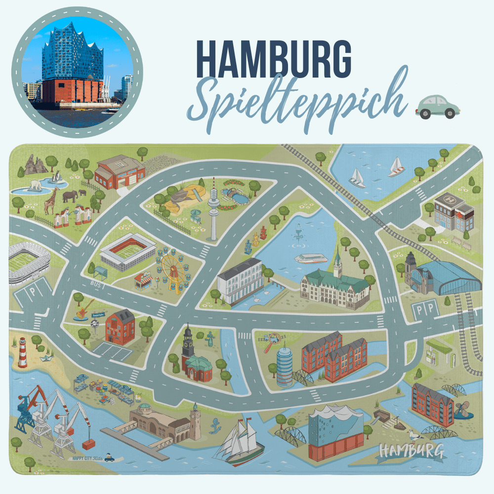 Spielteppich HAMBURG | HappyCITYKids