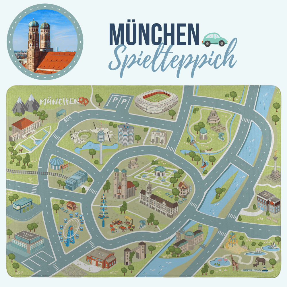 Spielteppich MÜNCHEN | HappyCITYKids