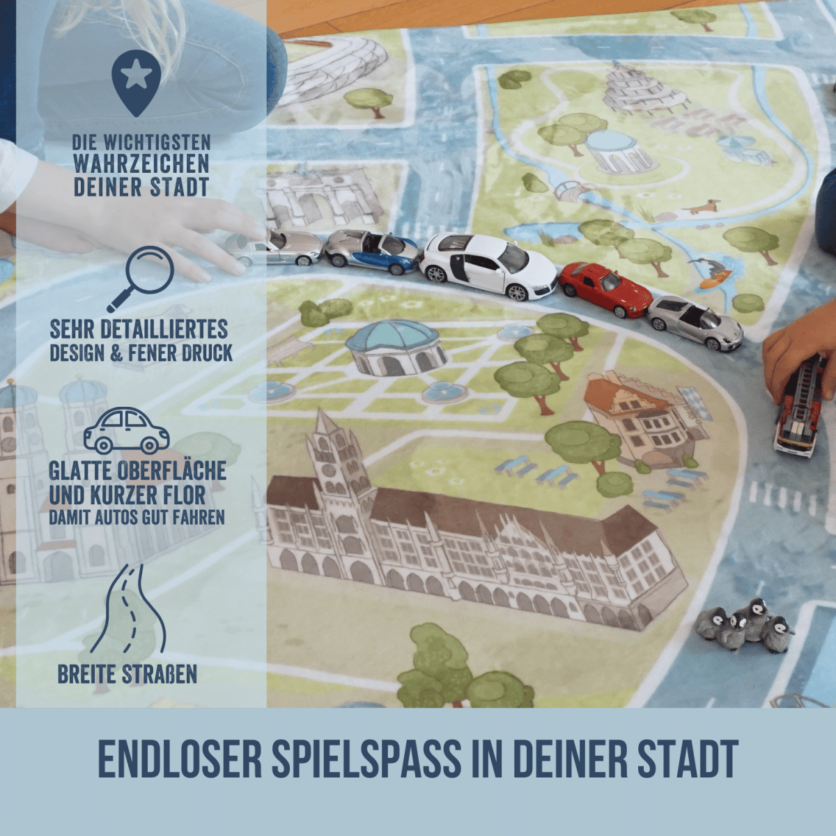 Spielteppich MÜNCHEN | HappyCITYKids