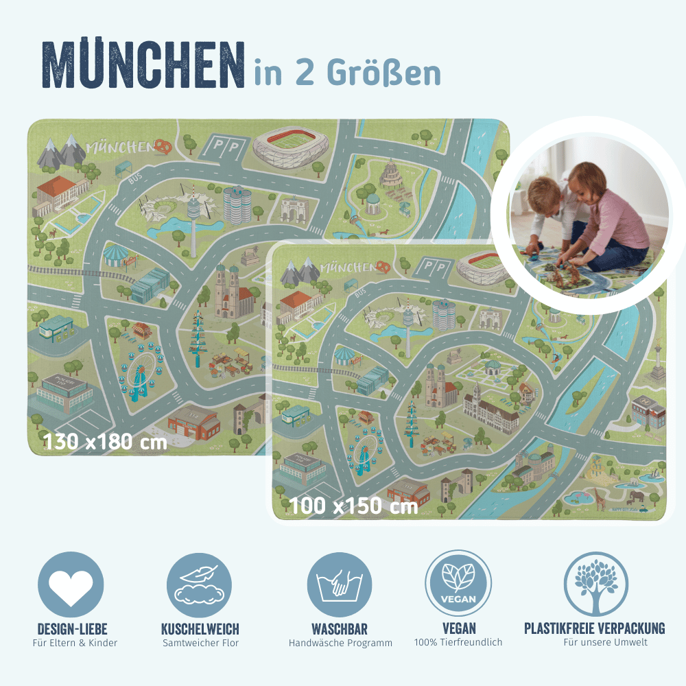Spielteppich MÜNCHEN | HappyCITYKids