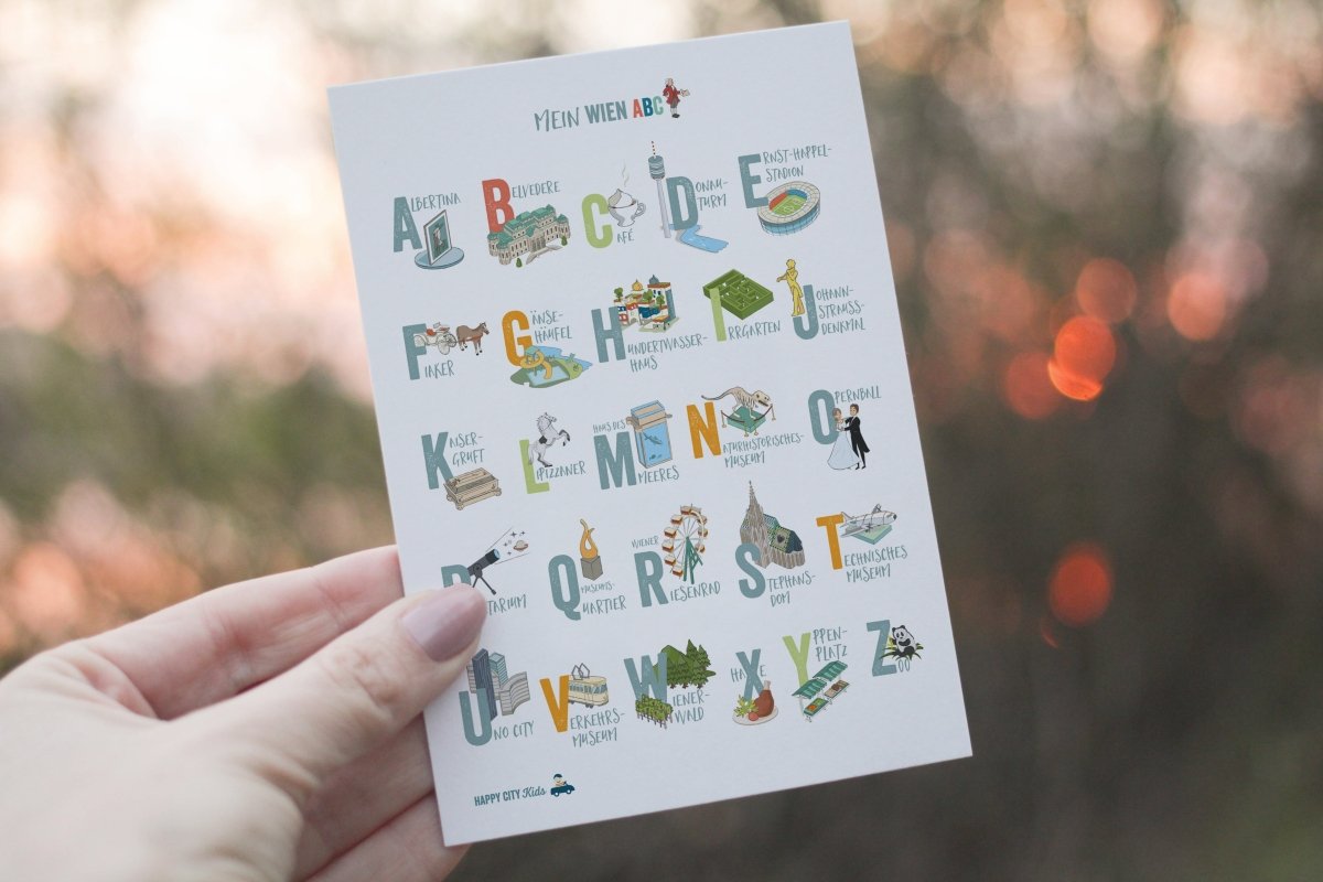 WIEN ABC - Poster & Postkarte - shop_name - 