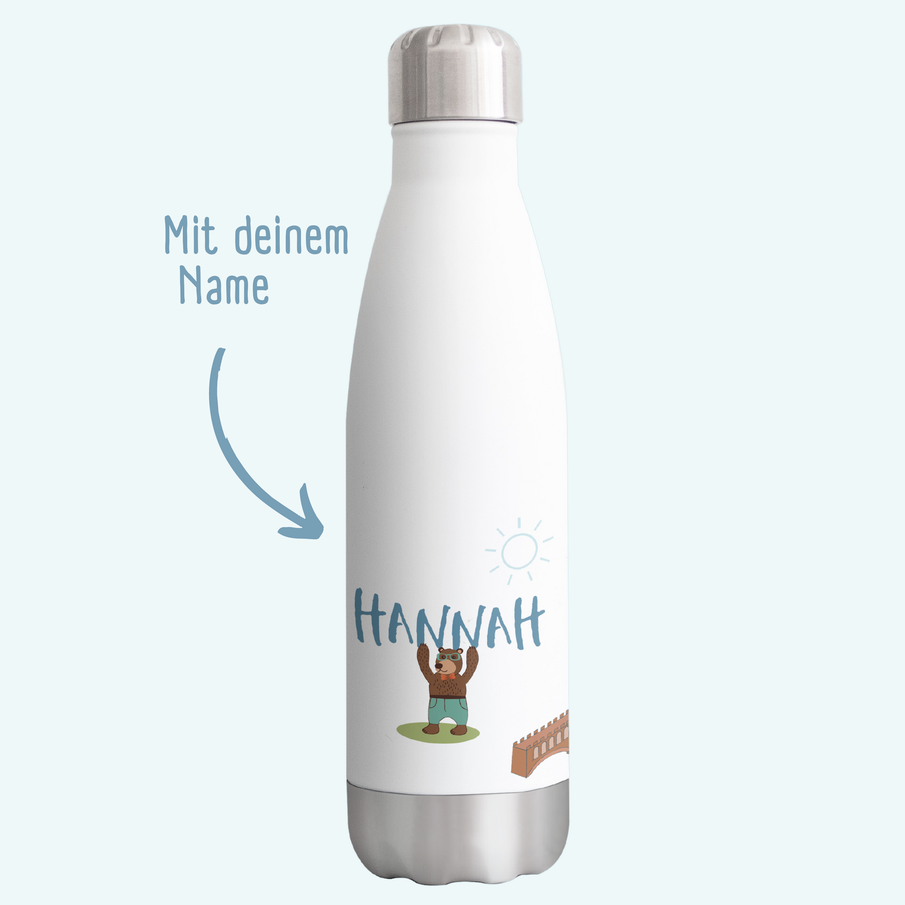 Thermosflasche BERLIN - mit Namen