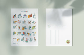KÖLN-ABC-Poster & Postkarte