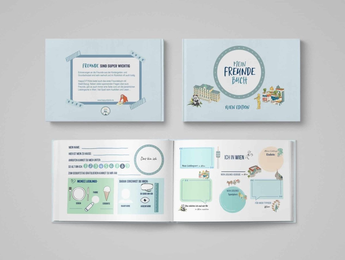 Freundebuch WIEN | HappyCITYKids
