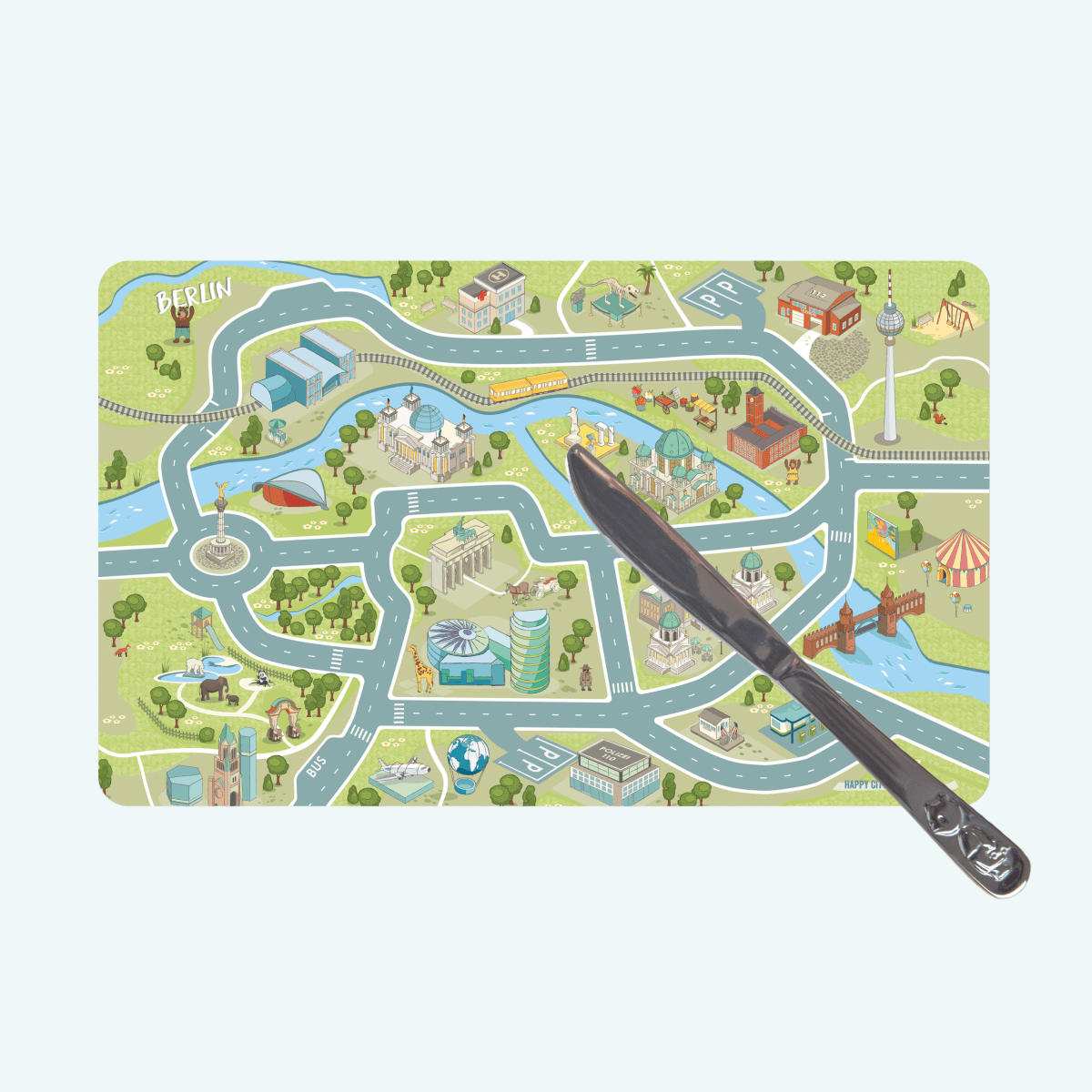 Frühstücksbrettchen Berlin | HappyCITYKids