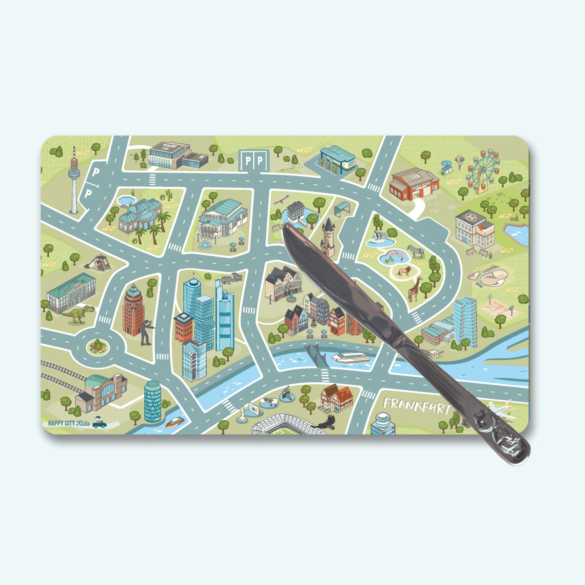 Frühstücksbrettchen Frankfurt | HappyCITYKids