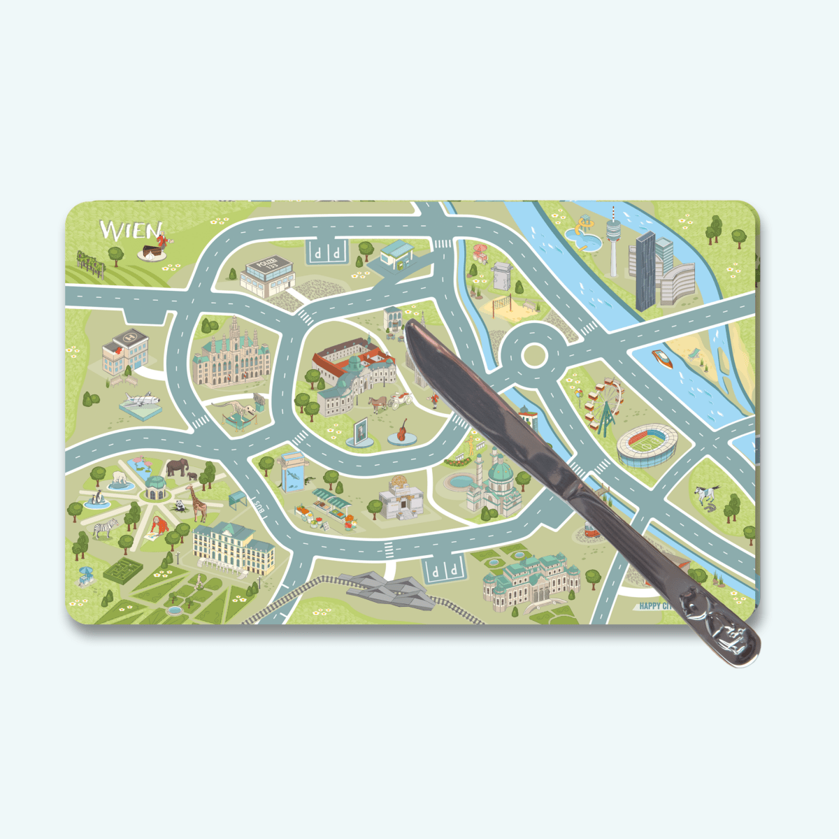 Frühstücksbrettchen Wien | HappyCITYKids