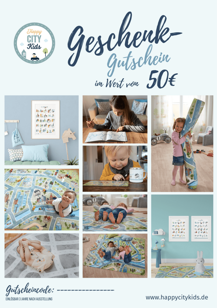 Geschenkgutschein - LAYOUT NEUTRAL - HappyCIYTKids